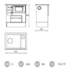 Obrazek Kuchnia Regular 46 Eco De Lux 8 kW prawa