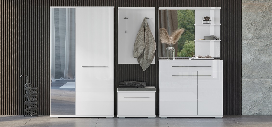 Przedpokój Piano Biały Połysk