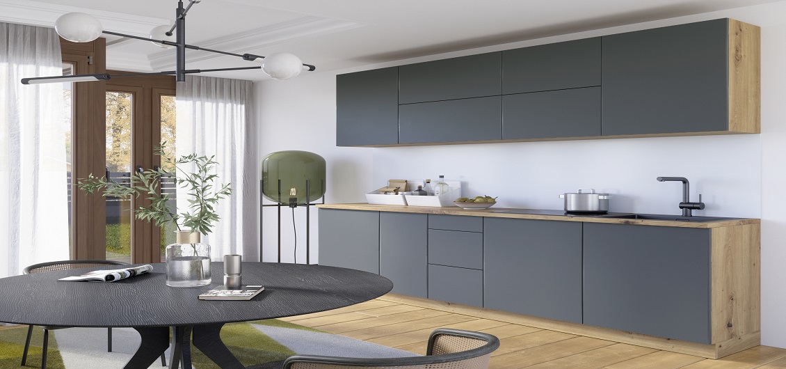 Kuchnia Lanagen Dąb Artisan/Grey