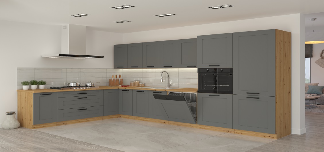 Kuchnia Luna Dustgrey/Dąb Artisan