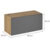 Obrazek Szafka kuchenna Langen G80K grey