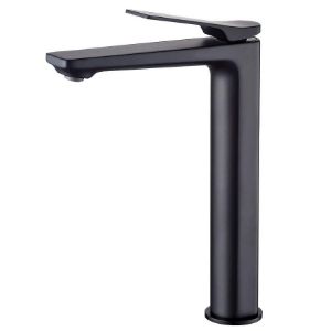 Obrazek Bateria umywalkowa wysoka Neri BU-01-W04-L czarna