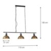 Obrazek Lampa 2023016 BLACK + ANTIQUE BRONZE E27 LW3 