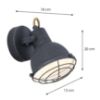 Obrazek Lampa 2021153 ANTIQUE GREY E27 LS1 