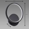 Obrazek Lampa EMMA LED C 10W BLACK NW 04049 K1 