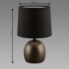Obrazek Lampa ATENA E14 C BLACK 04056 LB1 