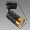 Obrazek Lampa MATA TRA GU10 BLACK/GOLD 04086 K1 