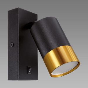 Obrazek Lampa PUZON WLL GU10 BLACK/GOLD 04133 LS1 