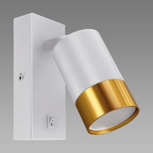 Obrazek Lampa PUZON WLL GU10 WHITE/GOLD 04132 LS1 