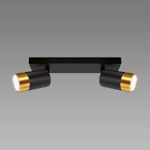 Obrazek Lampa PUZON SPT GU10 2L BLACK/GOLD 04125 LS2 