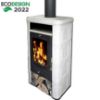 Obrazek Piec stalowo-kaflowy Bergamo II drab 7kw