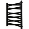 Obrazek Grzejnik łazienkowy Łezka 3D Ł3DX 1240 czarny 675x440 mm 