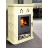 Obrazek Piec stalowo-kaflowy Jena II creme 7 kw