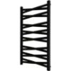 Obrazek Grzejnik łazienkowy Łezka 3D Ł3DX 1650 czarny 910x540 mm 