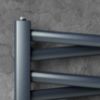 Obrazek Grzejnik łazienkowy Łezka 3D Ł3DX 1650 czarny 910x540 mm 