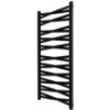 Obrazek Grzejnik łazienkowy Łezka 3D Ł3DX 2250 czarny 1205x540 mm 