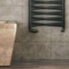 Obrazek Grzejnik łazienkowy Łezka 3D Ł3DX 2650 czarny 1435x540 mm 