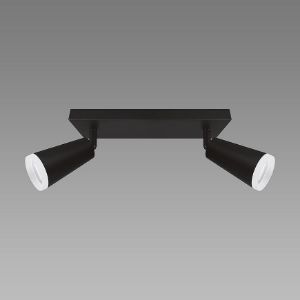 Obrazek Lampa SANA GU10 2L BLACK 04144 LS2 