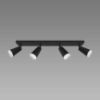 Obrazek Lampa SANA GU10 4L BLACK 04148 LS4 