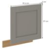 Obrazek Front kuchenny Luna claygrey/artisan 570x596