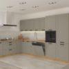 Obrazek Szafka kuchenna Luna claygrey/artisan 80D 2F BB