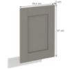 Obrazek Front kuchenny Luna claygrey/biały 570x446