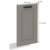 Obrazek Front kuchenny Luna claygrey/biały 713x446