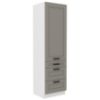 Obrazek Szafka kuchenna Luna claygrey/biały 60DKS-210 3S 1F
