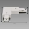 Obrazek Lampa CONNECTOR PS230V L WHITE 04110 SZYN 