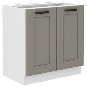 Obrazek Szafka kuchenna Luna claygrey/biały 80D 2F BB