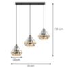 Obrazek  Lampa 2200134-3 BLACK PAINTED LW3 