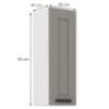 Obrazek Szafka kuchenna Luna claygrey/biały 30G-90 1F