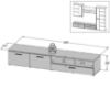 Obrazek Meblościanka Durango 279,6x196 DRGM01B dczar/dszlach