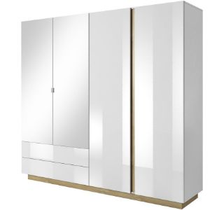 Obrazek Szafa 220 Arco dąb grandson/biały połysk