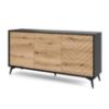 Obrazek Komoda Diamond K154 dąb evoke/czarny