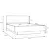 Obrazek Łóżko Whiteheaven 160x200 LNBL4162-D85 