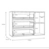 Obrazek Komoda Whiteheaven LNBK222B-M216 