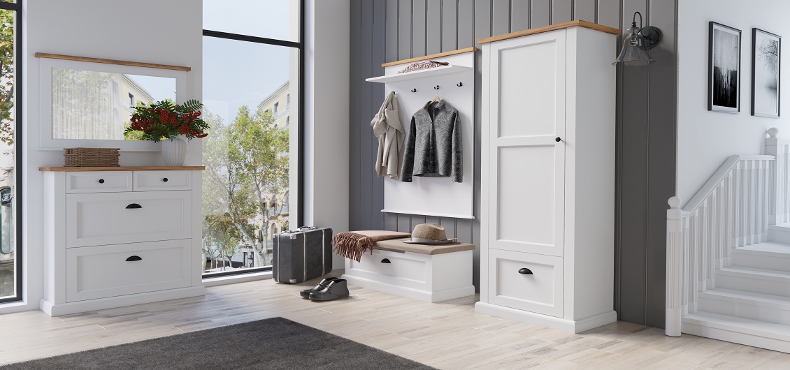 Przedpokój Galia Biały/Dąb Natura