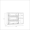 Obrazek Komoda Lenybelardo LNBK222B-M216