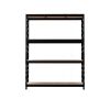 Obrazek Regał Magazynowy Metalowy NERO II 180x120x45 4 półki/300kg Czarny 