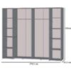 Obrazek Szafa Narago 3 270 NRGS82511-C752 Dąb Artisan/Beton