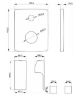 Obrazek Bateria natryskowa podtynkowa Nyks BP-28-002 2F 