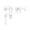 Obrazek Bateria umywalkowa podtynkowa Dokos BP-19-U01 
