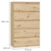 Obrazek Komoda CHELSEA chlk45-d78 dąb artisan