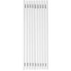Obrazek Grzejnik łazienkowy Lazur LA160/54 D5 1600x540 mm biały