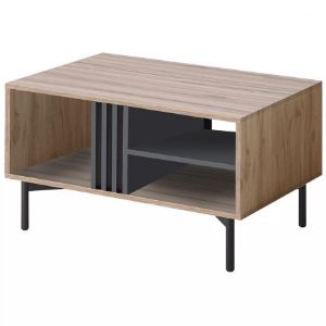 Obrazek Ława AL14 dąb estana jasny/antracyt