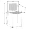 Obrazek Krzesło Pucio pomarańczowy