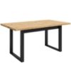 Obrazek Stół Max Dąb Artisan / Czarny Mat 160x90
