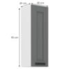 Obrazek Szafka kuchenna Luna dustgrey/biały 30G-90 1F 