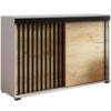 Obrazek Komoda Malani 140 biały+craft+czarny